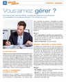 Vous aimez gérer ?